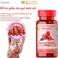 Hỗ trợ giảm cân quả mâm xôi Puritan's Pride - Raspberry Ketones Mỹ từ nguyên liệu thiên nhiên an toà