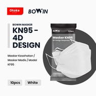 Bowin KN95 4D Mask Design 95% BFE PFE, Health Mask, 4D Adult, Medical Mask