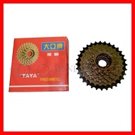 Sprocket Freewheel Sepeda 9 Speed Drat Ulir TAYA 1/2x3/32