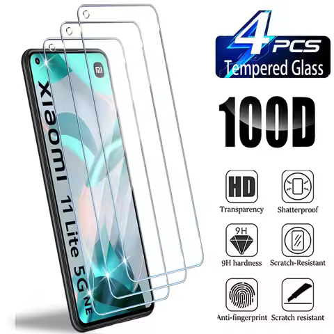 For Xiaomi 11 Lite 5G NE 2/4PCS HD Screen Protector Glass Film