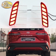 Toyota Corolla Cross 2020-2025 Automotive LED Rear Bumper Reflector 3-in-1 Rear Running Lamp + Brake