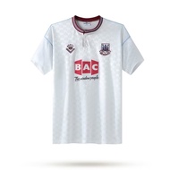 89/90 West Ham United away Football Jersey Short sleeve Retro Jersey Top Quality