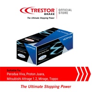 Trestor Advantage (FRONT Brake Pads) for Perodua Viva, Proton Juara, Mitsubishi Attrage 1.2, Mirage, Toppo (TDB1912 HP)