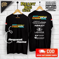 Baju kaos Sound system Request nama audio sound balap