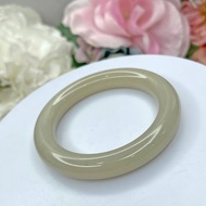 NO.148冰潤佘太白 內徑 53MM 圈口 佘太翠玉鐲 佘白 平安鐲 手鐲