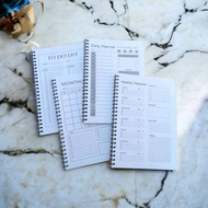 (spiral) A5 NOTEBOOK / A5 NOTEBOOK / TO DO LIST NOTEBOOK / WEEKLY PLANNER / MONTHLY PLANNER / DAILY 