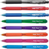 Pentel WOW! Colors Retractable Ballpoint Pens, Medium Line, Assorted Ink Colors, 8 Pack (BK440BP8M)