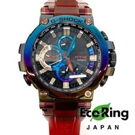 △ G-SHOCK Black Dial Blue Stainless Steel Red Resin Strap Tough Solar Watch 黑色錶面藍色不銹鋼紅色樹脂錶帶太陽能手錶 MTG-B1000VL-4A - 247001177