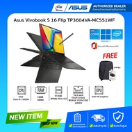 Asus Vivobook S 16 Flip TP3604VA-MC551WF Intel Core i5-13500H/16GB/512GB/16"/Win11H+Office2024/ประกั