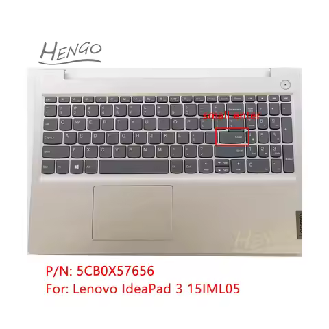 5CB0X57656 Gold New For Lenovo IdeaPad 3 15IML05 Palmrest US Keyboard Cover