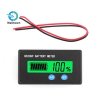 12V 24V 36V 48V 60V 72V Battery Indicator LED Battery Capacity Voltage Monitor Gauge Acid Battery&amp;Lithium ion Battery Tester for Most Cars