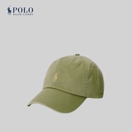 Polo Ralph Lauren หมวกผู้ชาย Cotton Chino Baseball Cap รุ่น MAPOHGS0J421808 สีเขียว