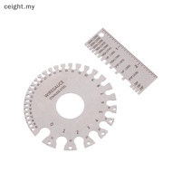 [Cei] 0-36 Round AWG SWG Wire Gauge Thiness Ruler Gauge Diameter Stainless Steel Measurer Tool Weldi