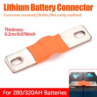 1/3pcs Flexible Busbar Copper Connecter Hole to Hole 74mm 2mm thickness for 280Ah-320Ah Lifepo4 Batt
