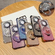5G 4G 3G 2G 1G 5G 4G 3G 2G Pro Gradient Glitter Plating Shockproof Liquid Quicksand Magnetic Holder 