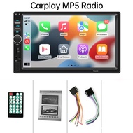 FKTP วิทยุติดรถยนต์ 7" HD 2Din 7037/7018B/7039B จอมิลเลอลิงค์ GPS บูลทูด HD Mirror Link MP5 เครื่องเ