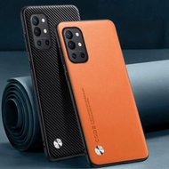 Luxury PU Leather Case For OnePlus 9R 9RT 5G OnePlus9 R Back Cover Matte Silicone Phone Case For One
