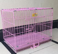 Lejia upgraded cage cat and dog painting cage pet cage rabbit cage foldable bold cat and dog cage iron cage supplies.