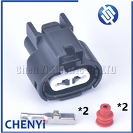 2 Pin Auto Waterproof Air Intake Temperature(IAT) Sensor Socket Connector 7283-1224-10 90980-11163 f
