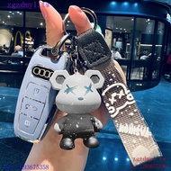 XGOK Z2QJ 2025Audi Audia6l Key cover25New a3l Car shell q4etron Buckle a7Cute a6Men and Women2024Sty