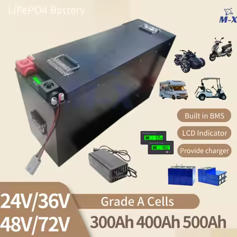 Aa LiFePO4 Battery 24V 36V 48V 72V 300Ah 400Ah 500Ah Lithium battery for Forklift Trucks, Heavy-Duty