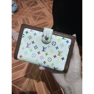 Lv multicolor portefeuille viennois medium kisslock bifold wallet (Ukay Preloved)