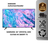 Samsung 65 lnch LED (UA65CU7000) 4K UHD Smart TV with Crystal Processor 4K UA65CU7000KXXM