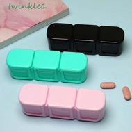 TWINKLE1 Pill Box Waterproof Mini Medicine Organizer Storage Container Jewelry Storage Medicine Pill Box