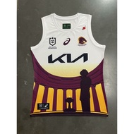 High Quality 2024 Broncos Vest Rugby Jerseys Men Short Sleeve Rugby Football Shirt