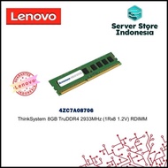 4ZC7A08706 Memory Thinksystem Lenovo 8GB TruDDR4 2933MHz RDIMM