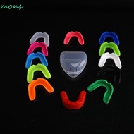 MONS Mouth Guard, Professional 7 Colors Teeth Protection,  Silicone Boxing Gum Shield Adult Kids