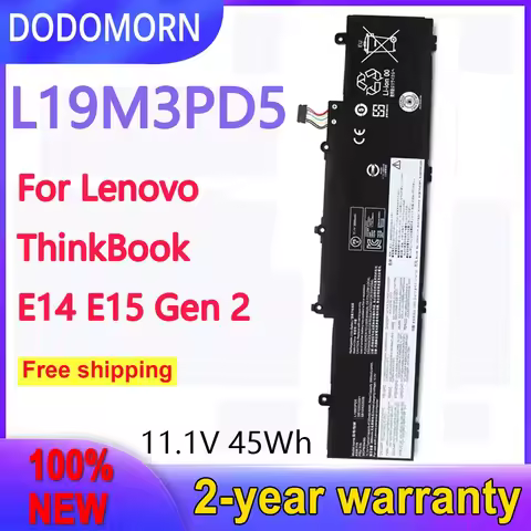 High quality L19M3PD5 L19D3PD5 L19L3PD5 Battery For Lenovo Thinkpad E14 E15 Gen 2 5B10X02594 5B10X02