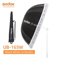 Godox UB Umbrella 165cm 65 inch Studio Photography Umbrella Black White / Black Sliver / White Trans