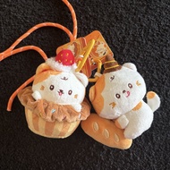 Adorable Dessert Cat Plush Toy Bag Charm Creative Holiday Keychain Soft Furry Kitty Pendent Sweet Tr