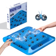 Magnetic Chess Game Set with Stones, Kluster Magnetic Rocks Board Games for Adults Kids 6-8-12 Famil