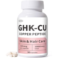 QUBIT GHK-Cu Copper Peptide Supplement for Skin & Hair, Support Skin Elasticity & Firmness, Thicker 