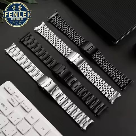 For Seiko No.5 Solid Stainless Steel Band 20mm 22mm Men's Sports Strap SKX007 SKX009 SRPD63K1 SKX175