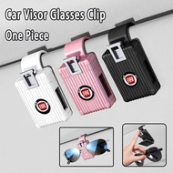 Fiat Car Glasses Clip Creative Luggage Sunglasses Frame Car Sunshade Clip Car Accessories，For Fiat U