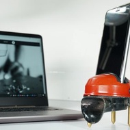 老蝸牛喇叭再製手機擴音器、手機置放架