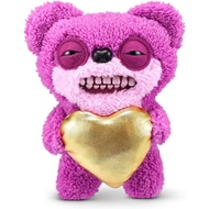 Fuggler Gold Fuggs by ZURU Fun Uggler, Plush, Collectibles, Toys (Teddy Bear Nightmare-Heart Shape)