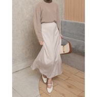 Fwdaily - Viona Skirt silk skirt - mermaid skirt - mermaid skirt