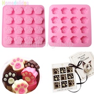 Silicone Mold Bakeware Dog Cat Footprint Paw Shapes Cake Molds Cookie DIY Cake Decorating Baking Mou
