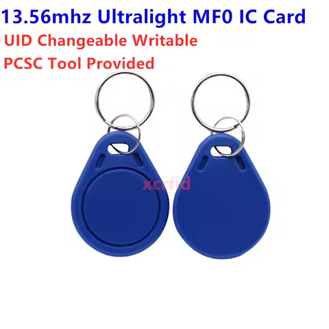 UID Changeable NFC Card MF0 13.56Mhz Ultralight EV1 Smart Tag Sticker UID Writable Chinese Magic Car