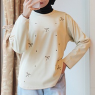 Polkadot Coquette Embroidered Shirt