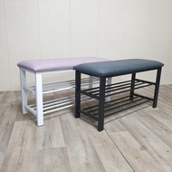 【拜爾家居】貓抓皮穿鞋椅