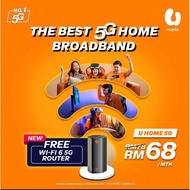 UMOBILE' U HOME 5G (PLAN + 5G ROUTER) RM68/MTH