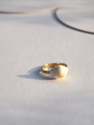 貓鼻造型疊戴戒指，純銀，貓咪戒指，銀貓戒指，疊戴戒指