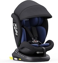 XOMAX 946i Child Seat Rotatable 360° with Isofix, Reclining Function, Grows with Your Child, 0-36 kg