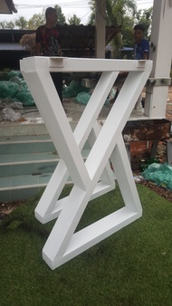 PradooSiam ขาโต๊ะเหล็ก หลายขนาด (2ขา)สีขาว ขาโต๊ะทำงาน โต๊ะคอม โต๊ะกาแฟ โต๊ะกลางPS-261 ขาเหล็กทำโต๊ะ