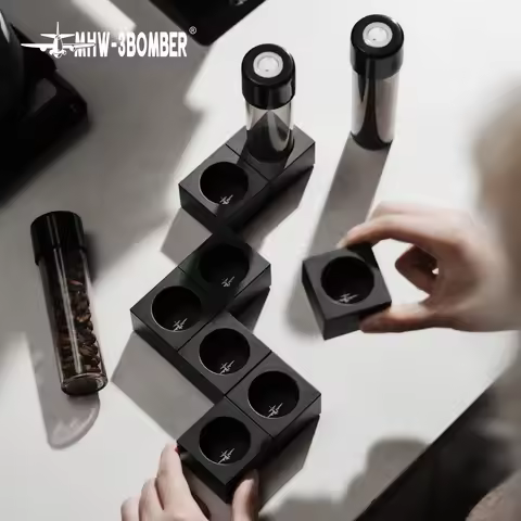 MHW-3BOMBER Energy Coffee Bean Cellar Tubes One-Way Exhaust Valve DIY Magnetic Base Single Dose Coff